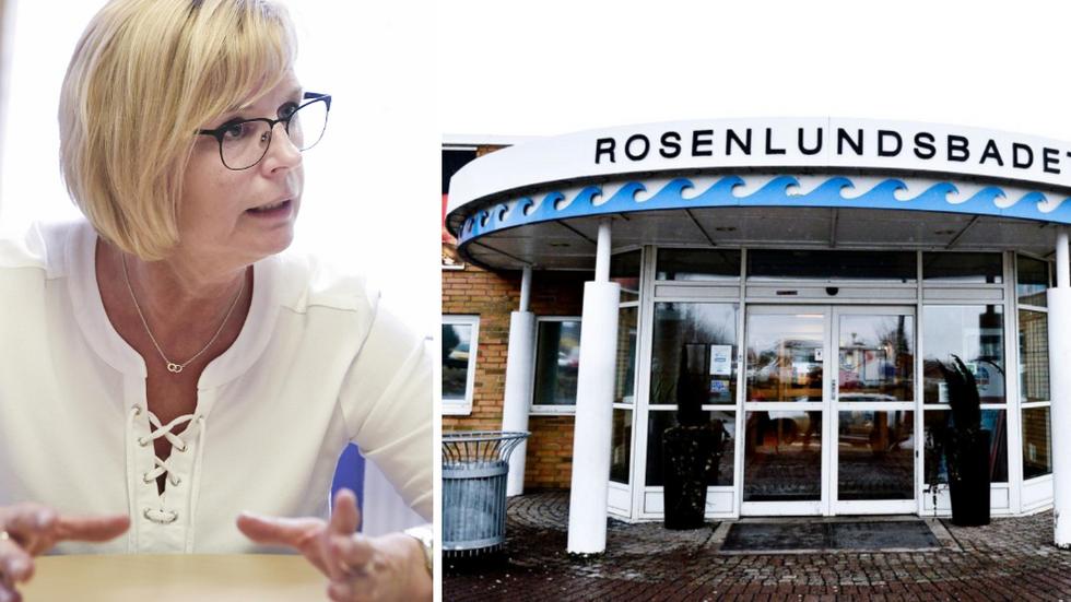 Ann-Marie Nilsson (C) hoppas på ett beslut om Rosenlundsbadet innan sommaren.