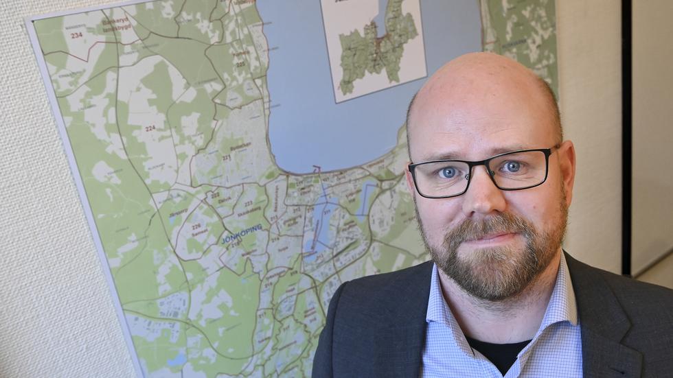 Andreas Zeidlitz, analys- och hållbarhetschef på Jönköpings kommun. 