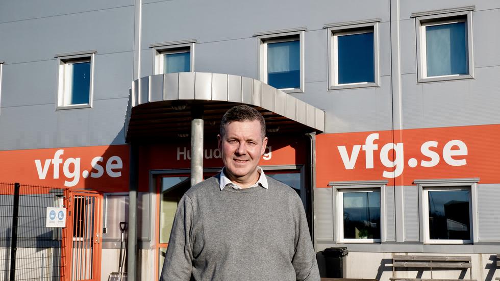 Tobias Larsson, utbildningschef på VFG håller på att åtgärda bristerna som upptäcktes vid Skolinspektionens granskning.