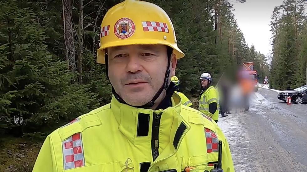 Insatsledare Thomas Johansson vid räddningstjänsten i Jönköping.