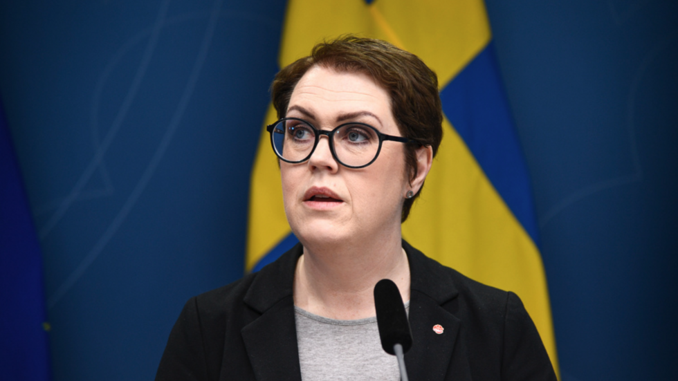 Socialminister Lena Hallengren (S). Arkivbild. FOTO: Lars Schröder/TT