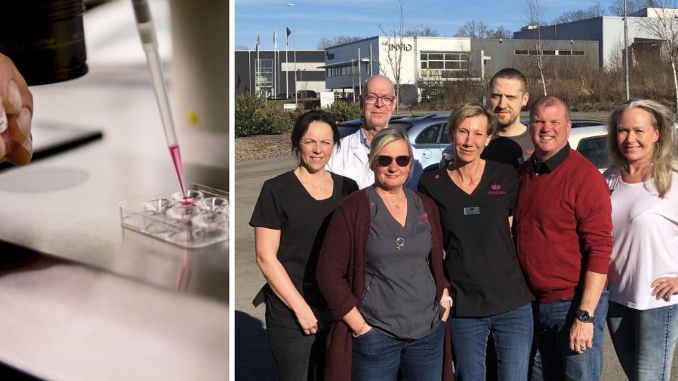 Mats Siljehult (röd tröja) tillsammans med  några kollegor på Gynhälsan som tillsammans inom kort öppnar en fertilitetsklinik i Jönköping.