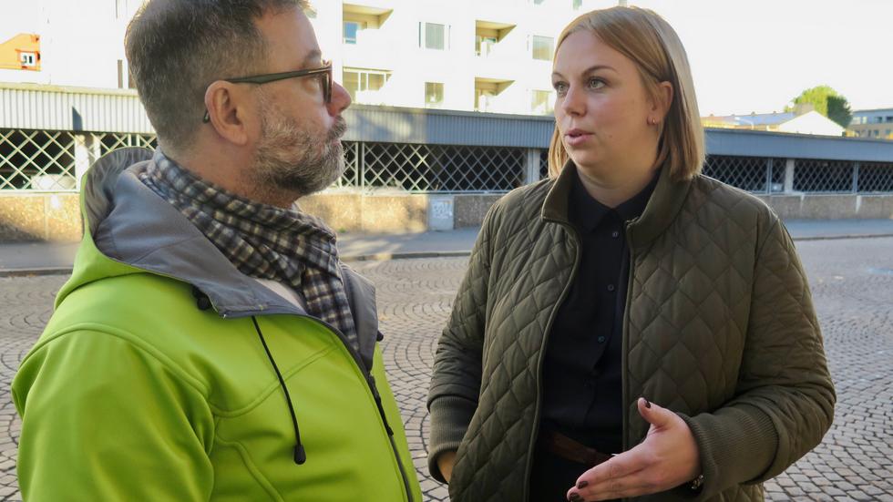 Mark Hanzon Dalling och Angelica Karlsson, Hyresgästföreningen Vätterbygden.
