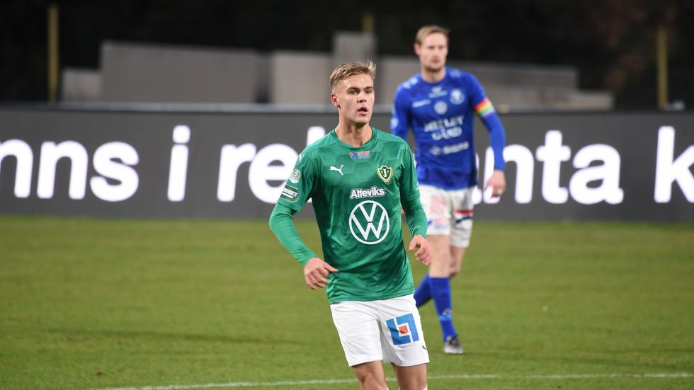 Gabriel Andrén, 21, gjorde sin första match från start när J-Södra vände ett 0–1-underläge till en 2–1-seger mot Trelleborg.