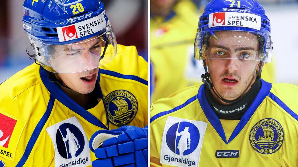 André Petersson och Isac Brännström ser ut att få spela hockey-VM.