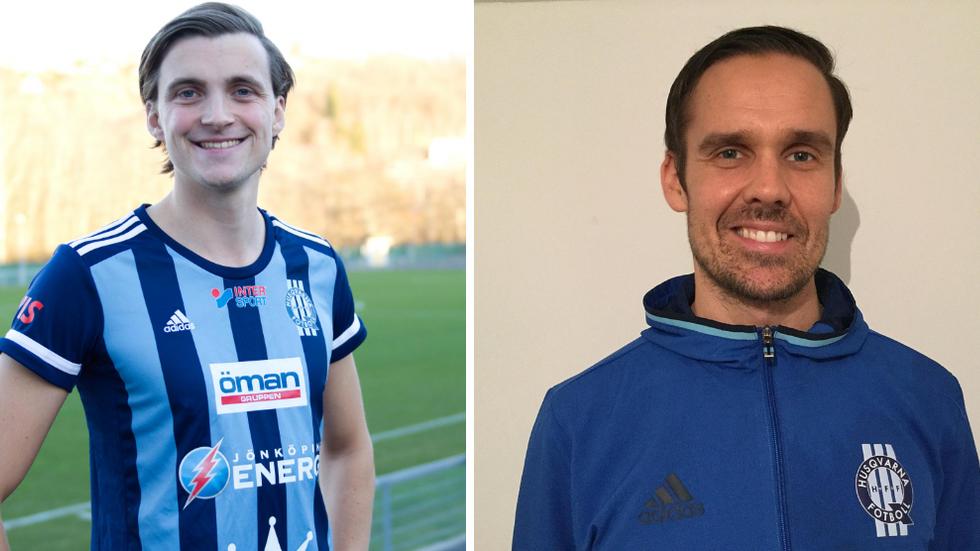 Tommy Hermansson och Olle Härdne kommer att leda Husqvarna FF:s division 1-lag kommande säsong.  Foto: Joakim Edvinsson