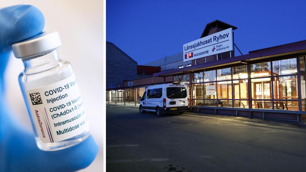 Inräknat den här veckan handlar det om 6 500 doser av Astra Zenecas vaccin som just nu förvaras i kylskåp i Region Jönköpings län i väntan på ett besked från Folkhälsomyndigheten. 