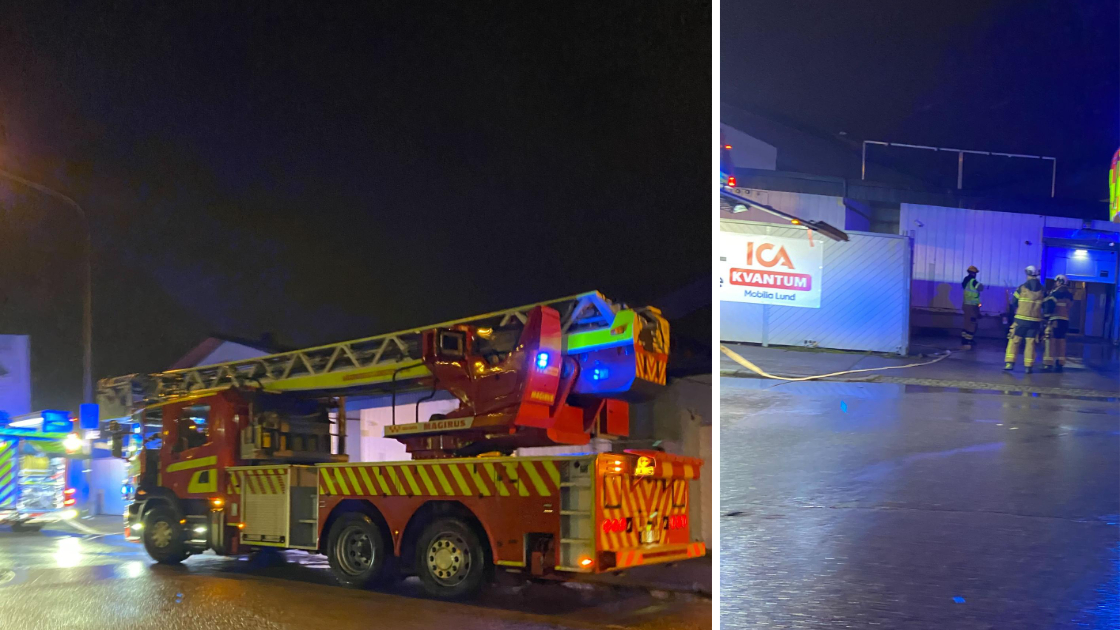 Brand på Ica Kvantum i Lund – Skånska Dagbladet