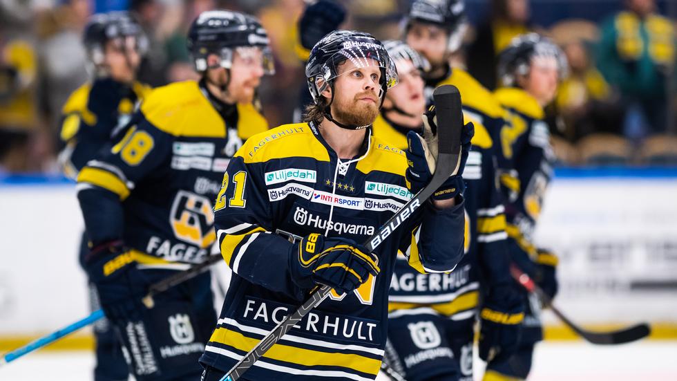 Mattias Tedenby öppnar för en comeback i HV71. Arkivbild: Mathias Bergeld/Bildbyrån. 