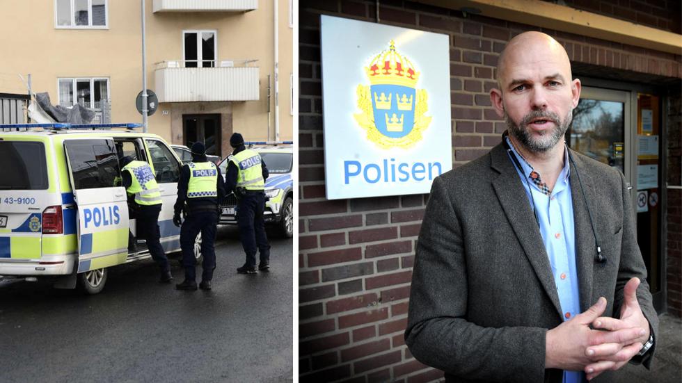 Rickard Finndahl, chef för grova brott i polisområde Jönköping. 
