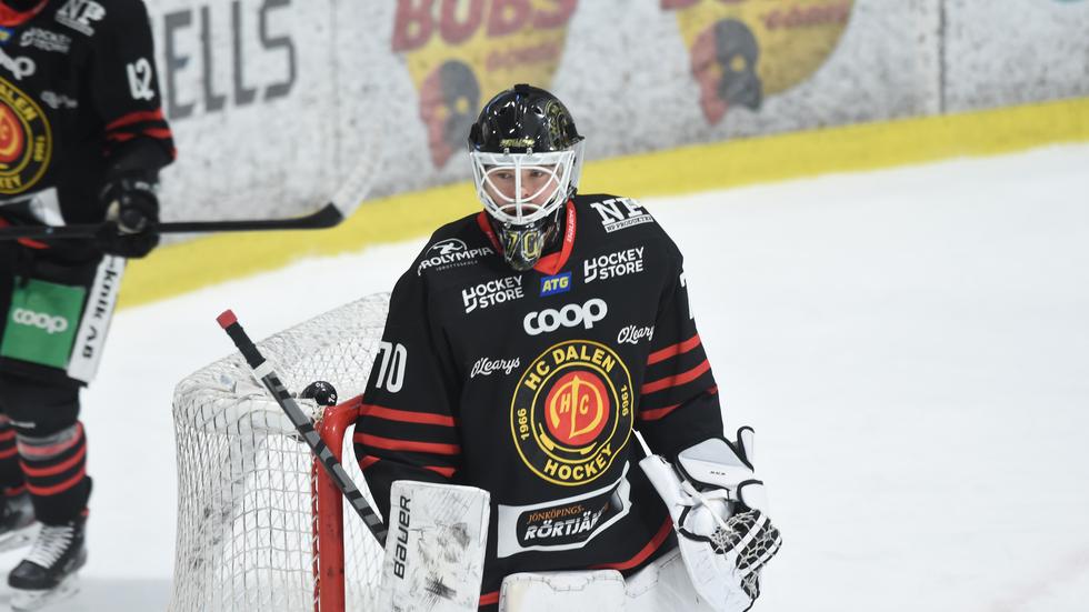 Oscar Malm och hans HC Dalen gjorde en stark match borta mot Mariestad.