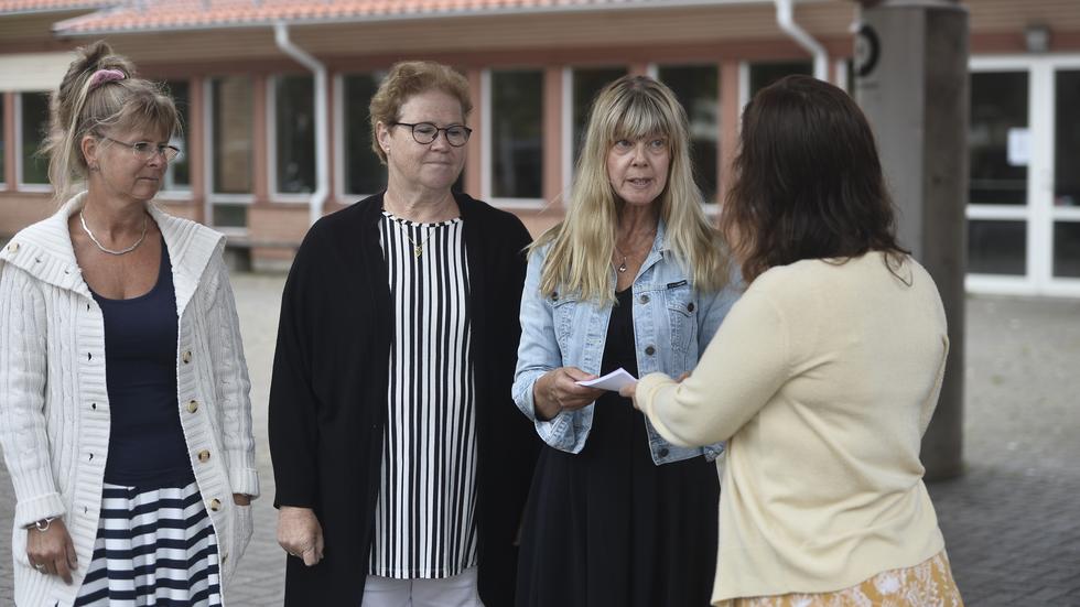 Jennie Ståhlkrantz, Monica Andreasson och Susanne Skoog hoppas nu att protesterna får resultat. 
