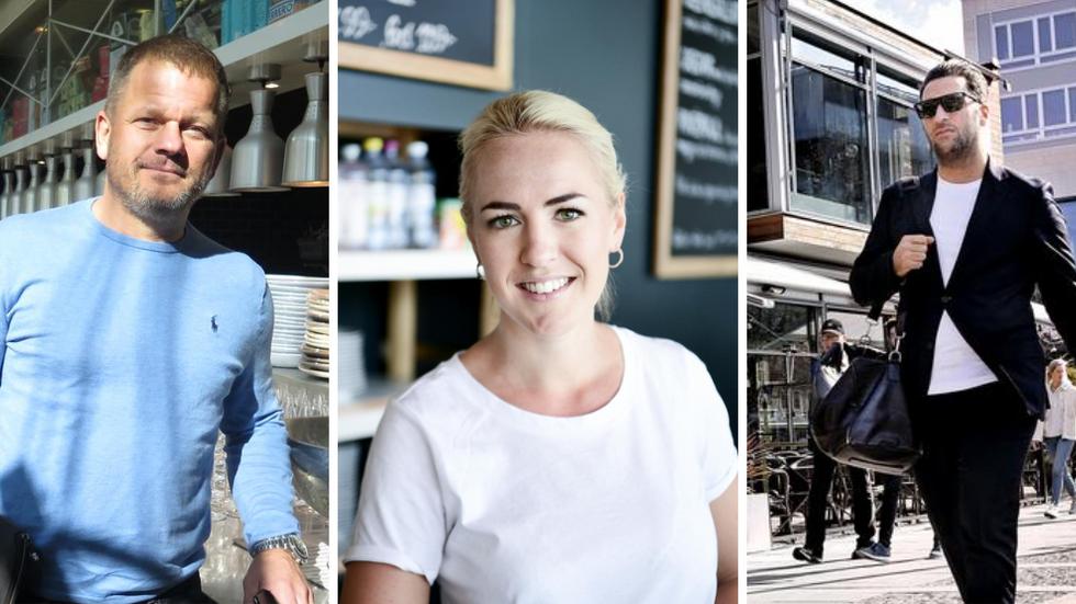 Per Samuelsson, Johanna Wärnbring och George Kavakcioglu tycker att det reglerna för restaurangerna är bra, men ibland tar kunderna egna initiativ med möbleringen och behöver sägas till. 