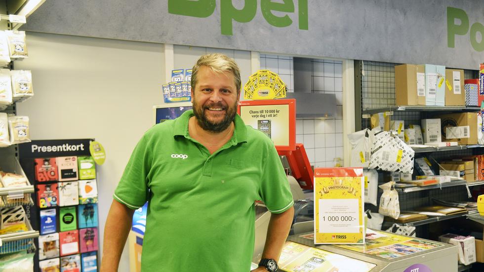 Christer Green, butikschef på Coop i Hovslätt.