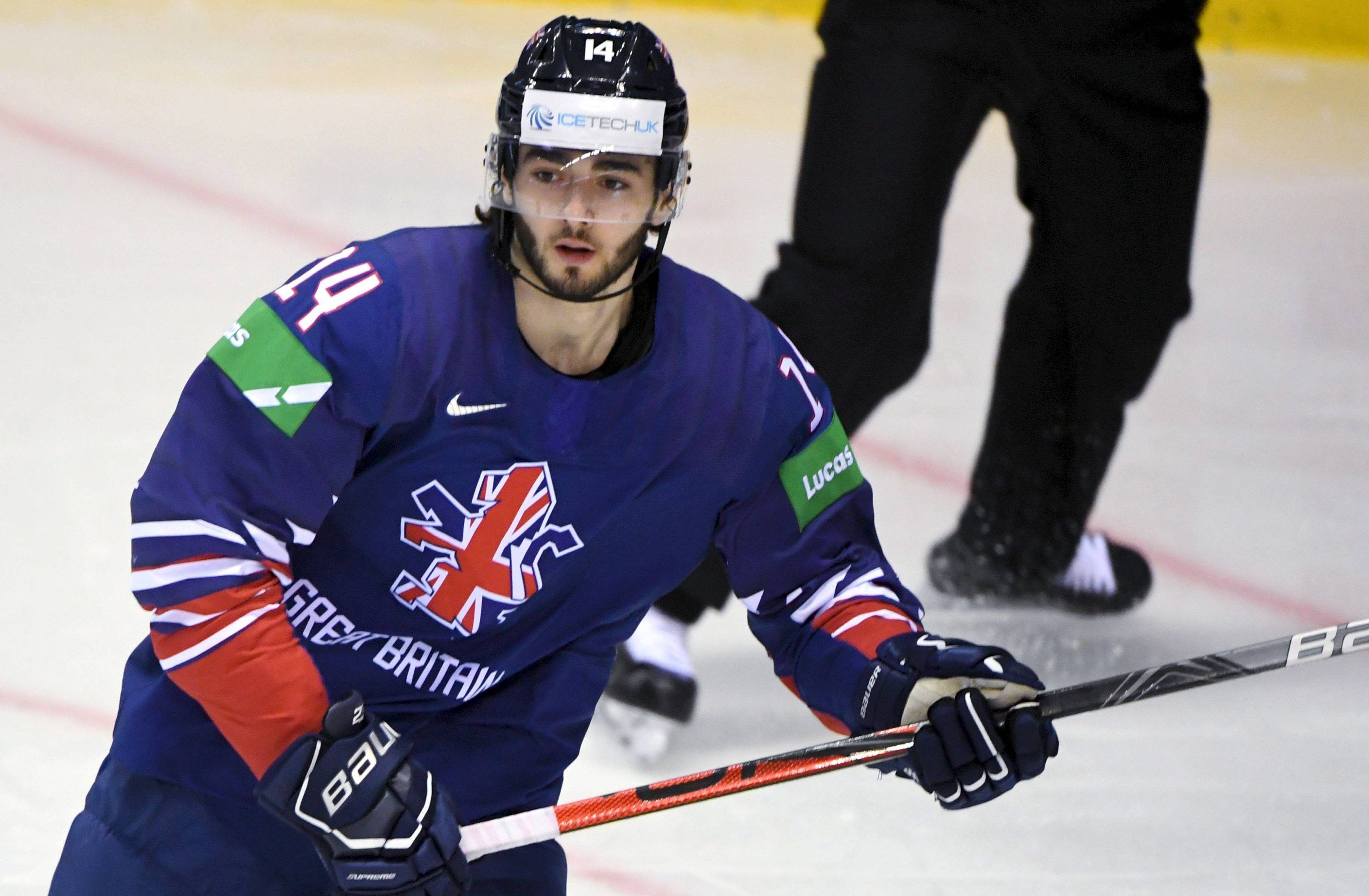 Liam Kirk is the big poster name for British ice hockey.  He was drafted last year by the NHL club Arizona Coyotes.