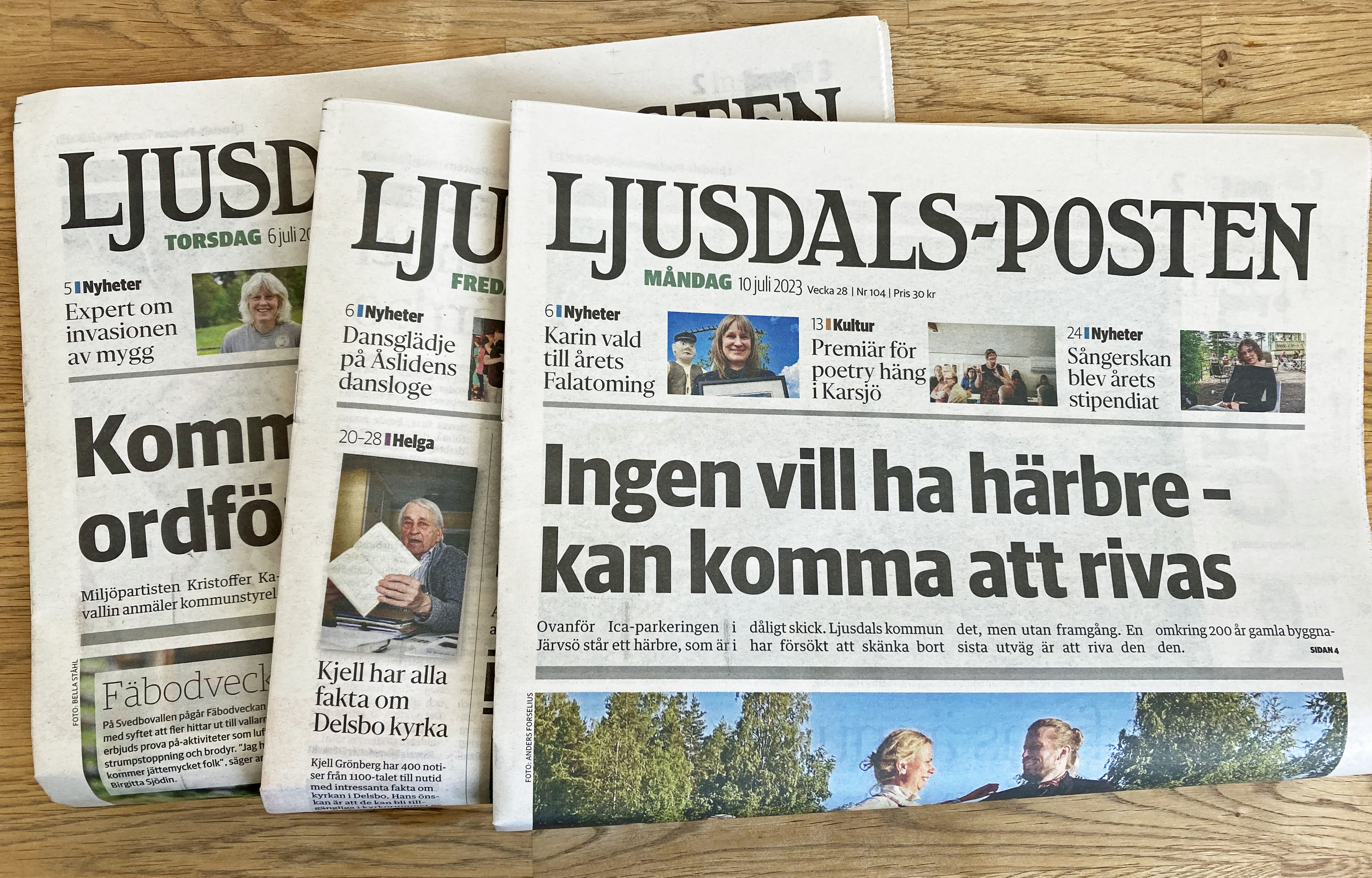 Utebliven Tidning – Ljusdals-Posten