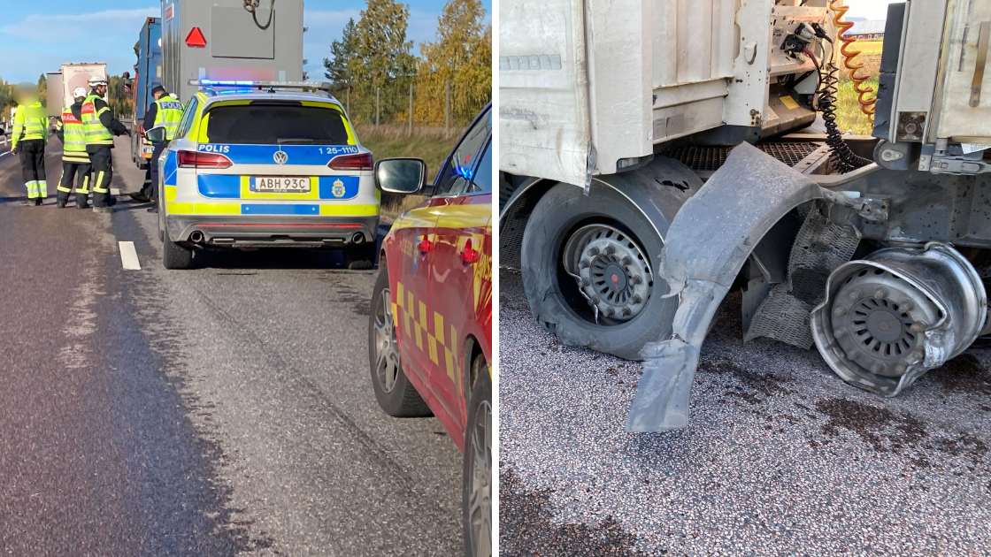 TV: Trafikolycka Med Två Lastbilar På Riksväg 70 – Ingen Skadad – Dala ...