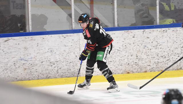 HV-junioren Gustav Salmi spelade med HC Dalen på söndagen.