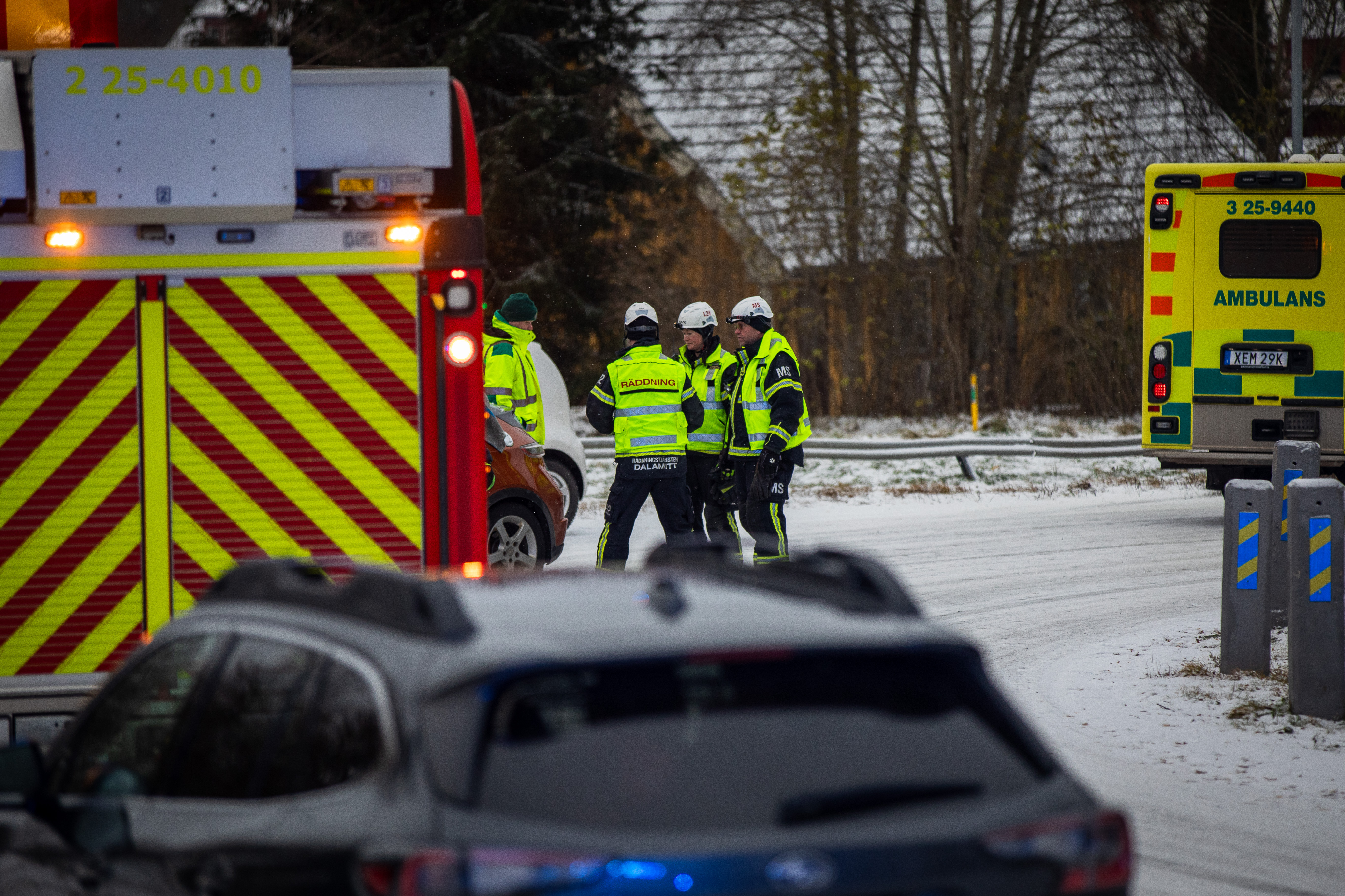 Trafikolycka Med Två Fordon – Halt På Platsen – Nya Ludvika Tidning