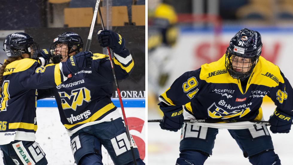 HV71 vann SDHL-premiären mot Djurgården. 4–2 slutade matchen i Husqvarna Garden.