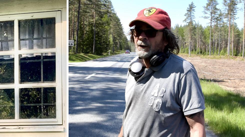 Anders Stein har drivit campingplatsen i Mullsjö, i 17 år. I helgen bröt sig tjuvar in i receptionsbyggnaden och tog sönder ett fönster på insidan. 