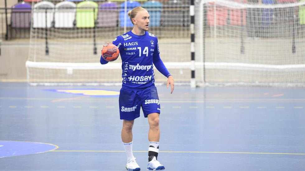 Hampus Dahlgrens Hallby förlorade första åttondelsfinalmatchen mot Lugi. 