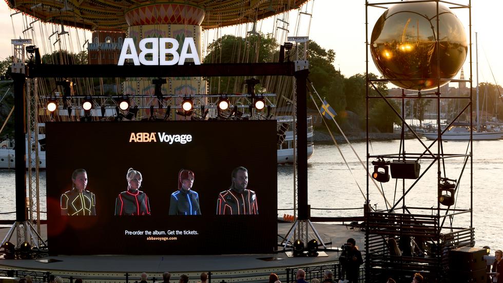 Abba släpper nya låtar vid det världsomspännande eventet ABBA Voyage som i Sverige äger rum på Gröna Lund i Stockholm.
Bild: Fredrik Persson/TT