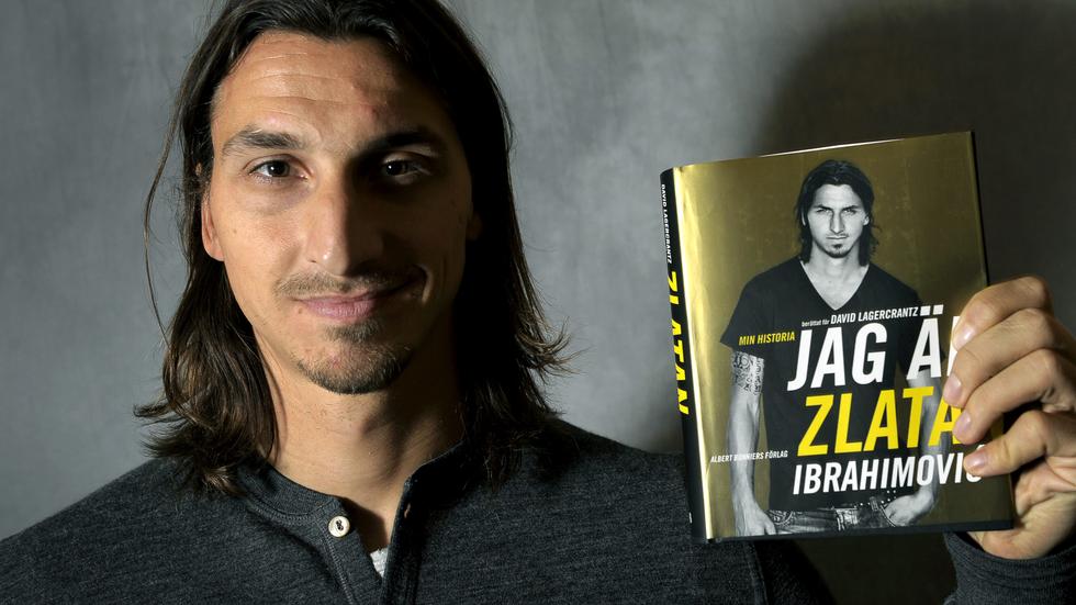 Filmen "Jag är Zlatan" bygger på självbiografin med samma namn som Zlatan Ibrahimovic skrev tillsammans med David Lagercrantz. 
Arkivbild: Janerik Henriksson/TT