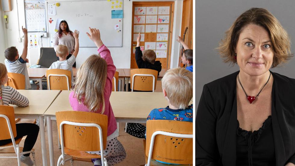 Sparbetingen riskerar att leda till färre lärare per elev. Anna Carlsson (S) ordförande i barn och utbildningsnämnden säger att de inväntar statsbidrag som kan väga upp sparbetingen. Frågan nu är  hur statsbidragen kan fördelas i kommunen. 