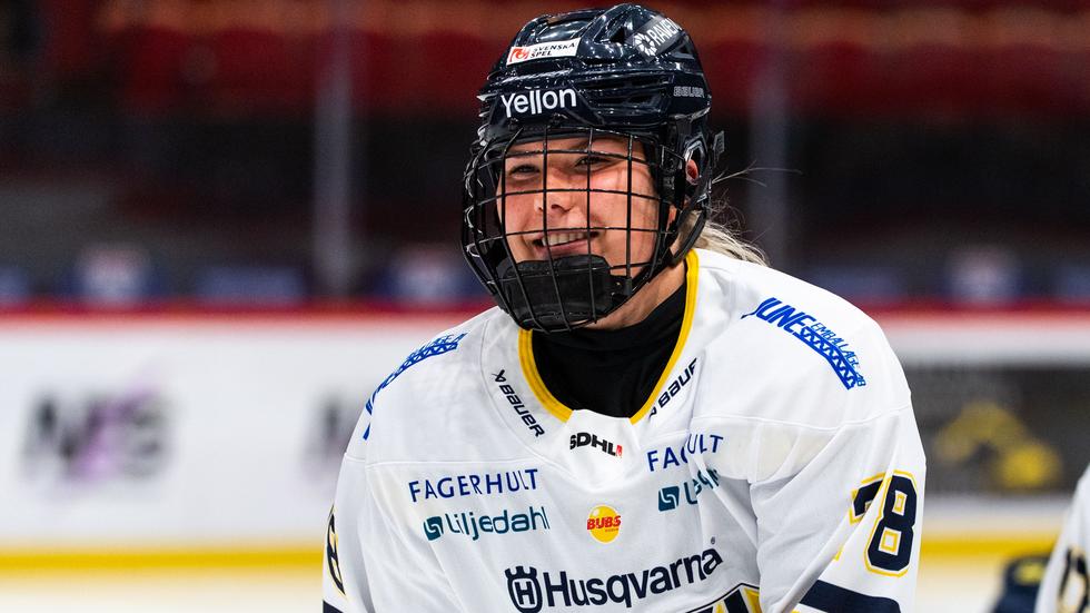 Elin Svensson gjorde sitt åttonde mål för säsongen i HV-tröjan då hon kvitterade mot Linköping.