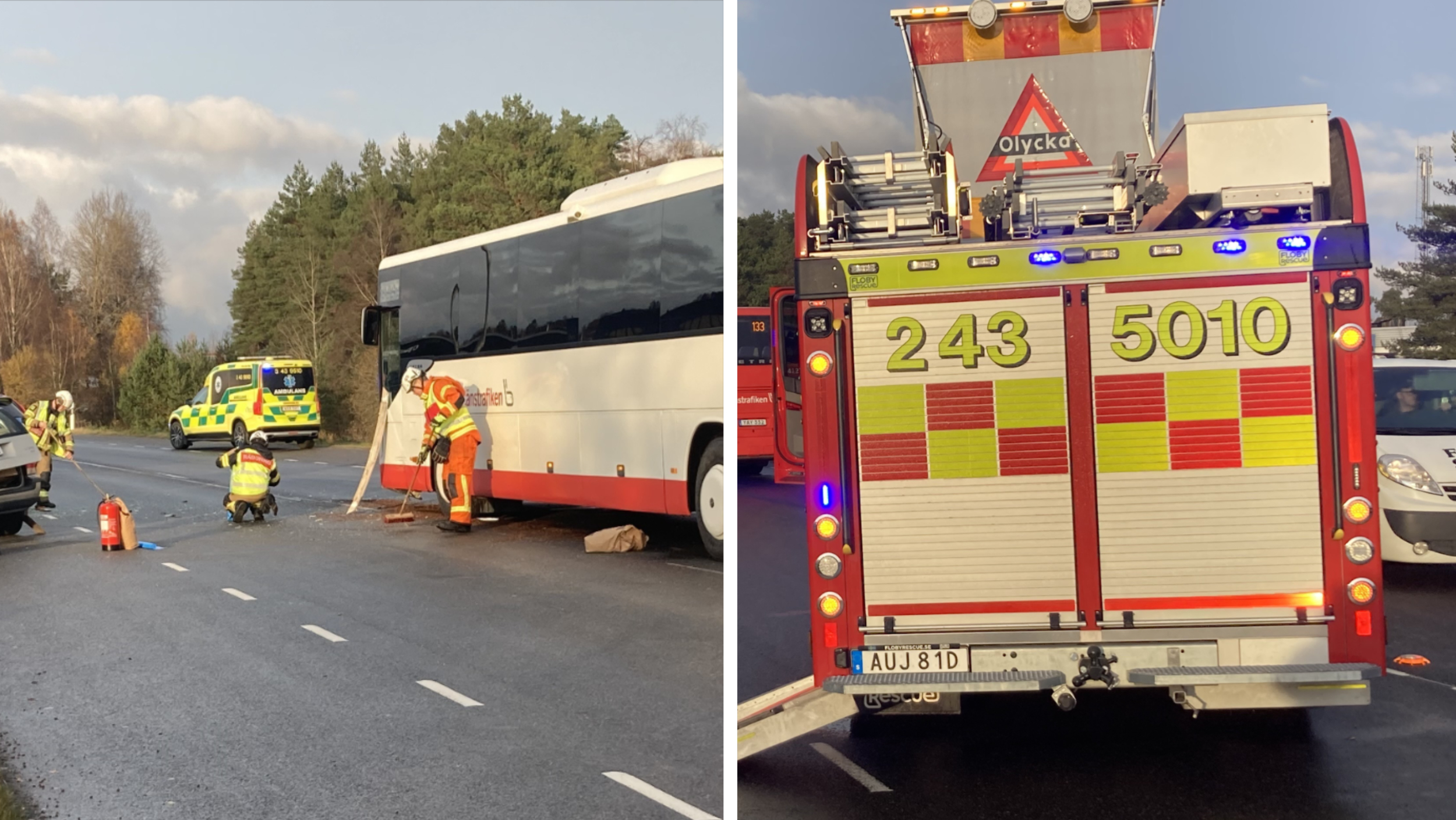 TV: Personbil I Krock Med Buss – Två Drabbade – Värnamo Nyheter