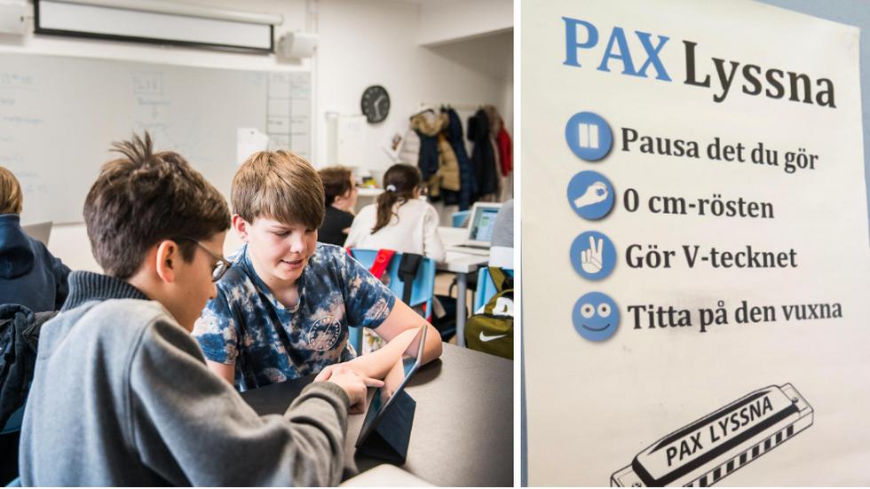 Pax-metoden innehåller tio verktyg som implementeras i undervisningen efter hand. I skolorna i Jönköpings kommun som provar införs de tio stegen över en termin. 