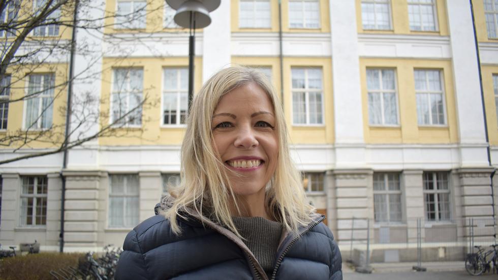 Miriam Tjärnén, skolkurator på Per Brahe-gymnasiet i Jönköping. 