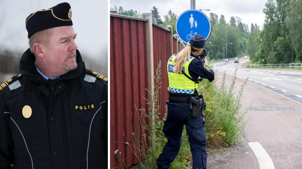 Poliskommissarie Erling Andersson. Arkivbild. FOTO: BJÖRN LINDGREN / TT och Agnes Fäldt