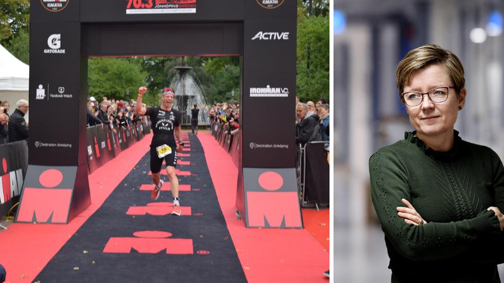 Ett 50-tal deltagare har uppgett att de insjuknade i magsjuka dagarna efter Ironman i Jönköping. Smittskyddsläkare Malin Bengnér säger att det är troligt att alla som blev sjuka drabbades av samma virus. 