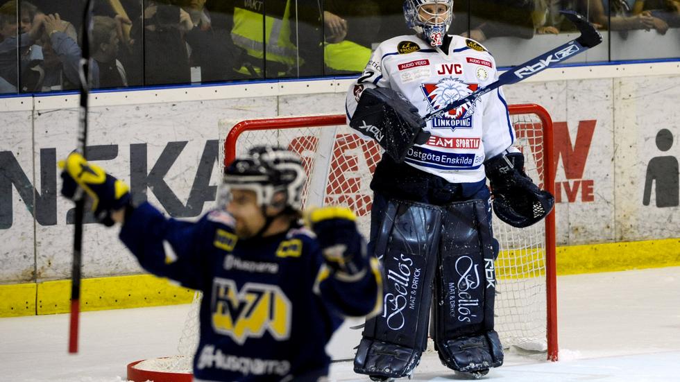 Förre HV71-målvakten Jonas Fransson är en av de drabbade inom Linköping. FOTO: TT. 