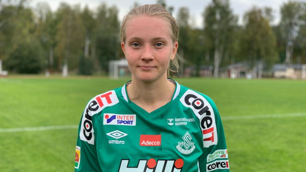 Amanda Norberg spelade förra säsongen i Själevads IK som slutade i division 1 Norrland.