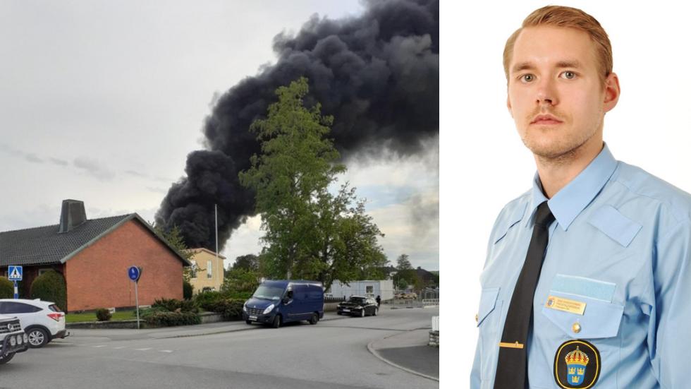 Dennis Johansson Strömberg, presstalesperson vid polisregion Öst: Foto: Polisen / Angela Hollsten.