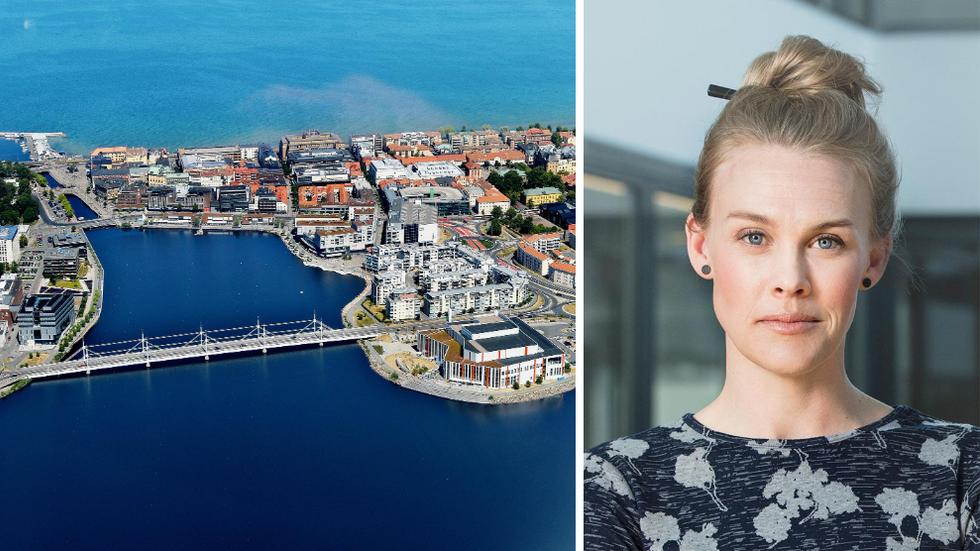 Fler yngre människor lockas av att bo i städer av Jönköpings storlek, enligt Helena Paulsson på arkitektur och hållbarhets-företaget Afry. Foto: Janne Wrangberth/Afry