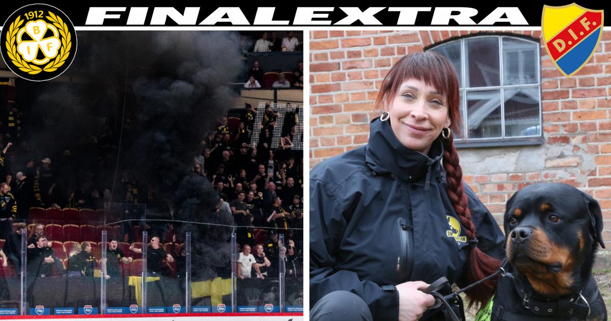 HockeyAllsvenskan: Rottweilern Ingemar ska stoppa pyro i finalrysaren