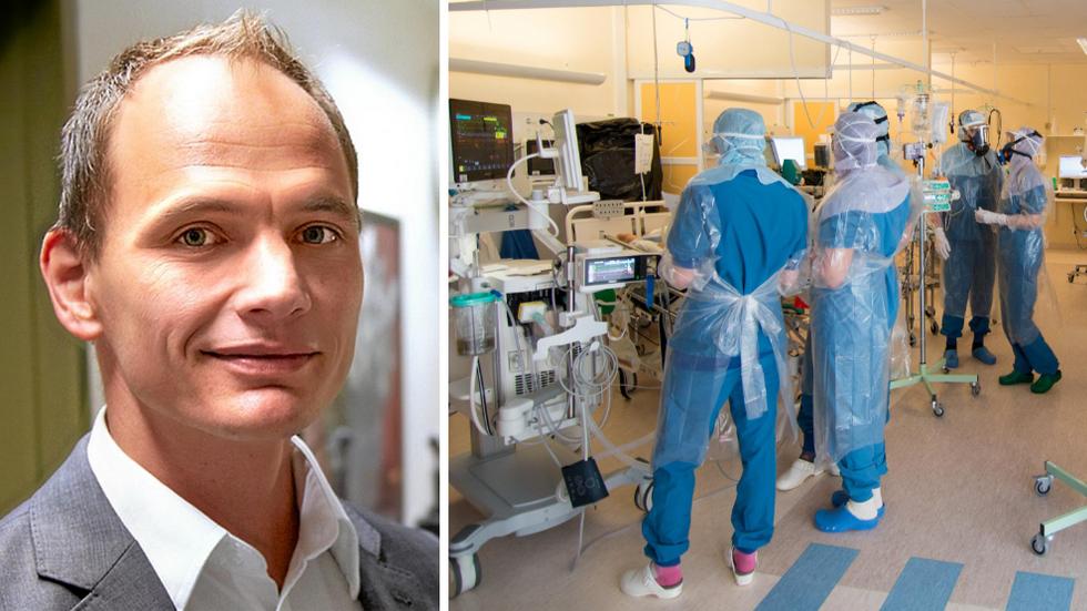 "Det viktiga nu är att vi får en effekt på rekommendationerna som gör att trycket hos oss minskar", säger Martin Takac, sjukvårdsdirektör för kirurgisk vård inom Region Jönköping