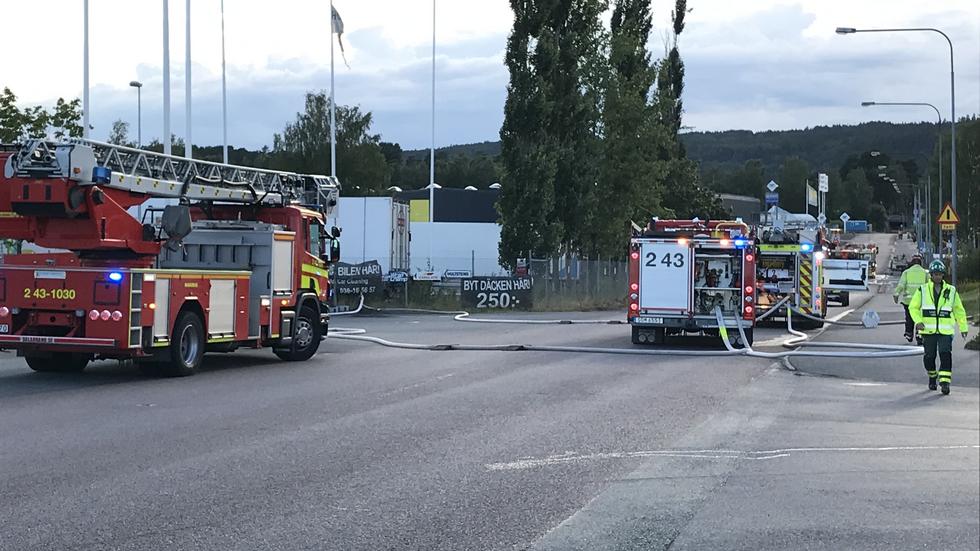 Branden vid Södra Munksjön inträffade vid 18-tiden torsdagen den 4 augusti. 