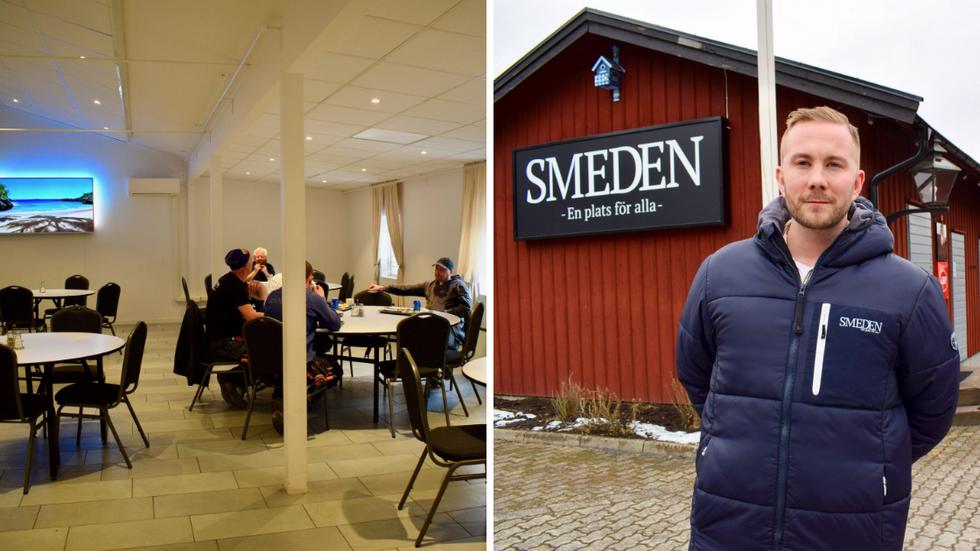 Det finns även en restaurang i Smedbyn, som blivit en mötesplats för bland annat de äldre i Huskvarna. Johan Wallin är verksamhetsansvarig. 