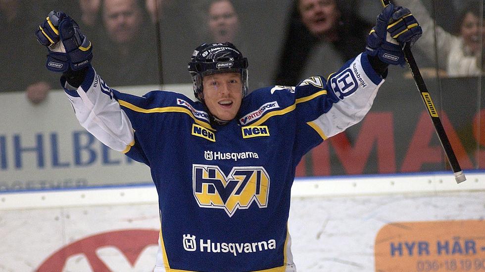 Andreas Karlsson i HV-tröjan säsongen 2005/2006. Foto: Calle Jismark/TT