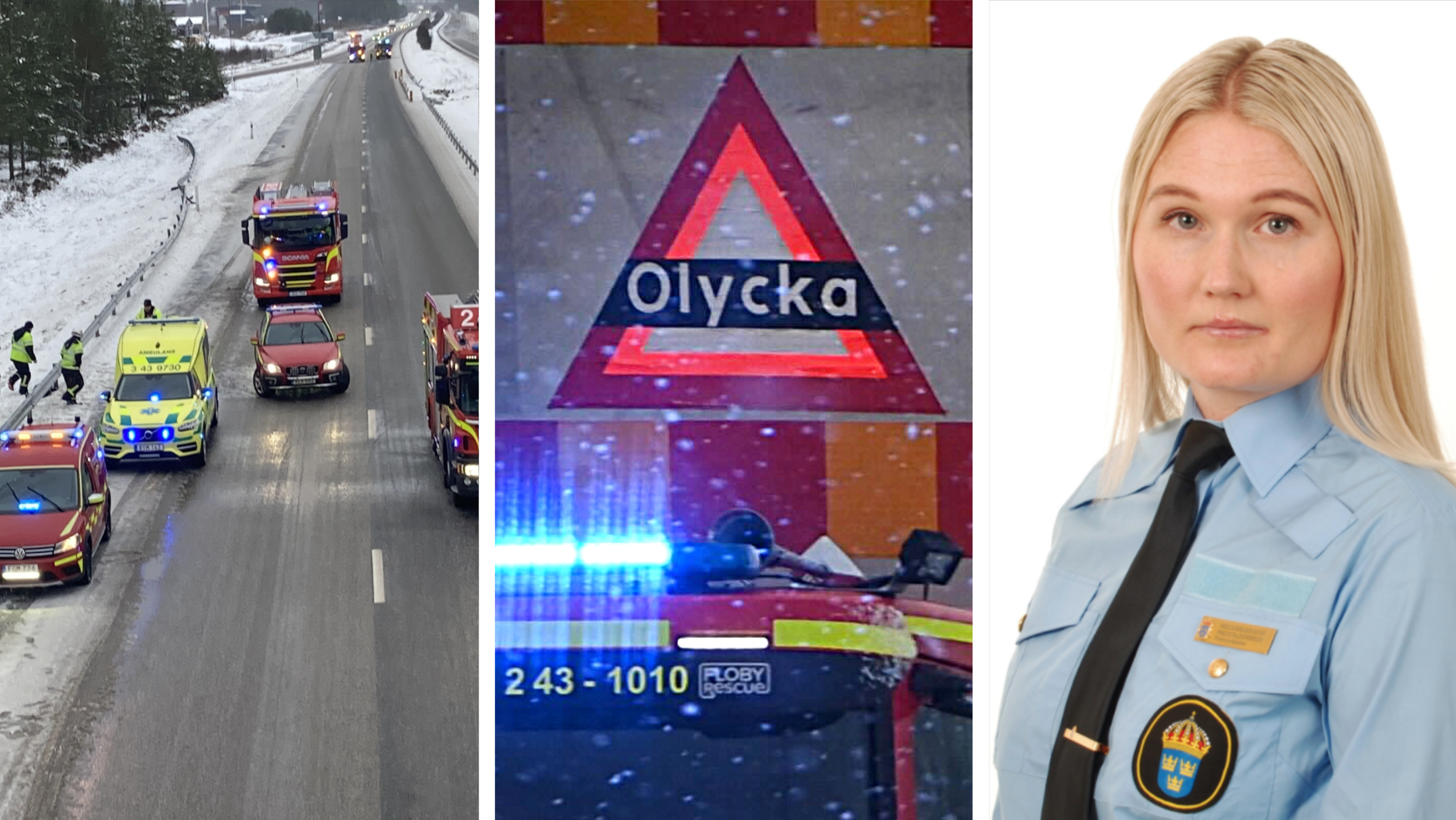 Kvinna Allvarligt Skadad – Polisen Varnar För Nytt Olyckskaos ...