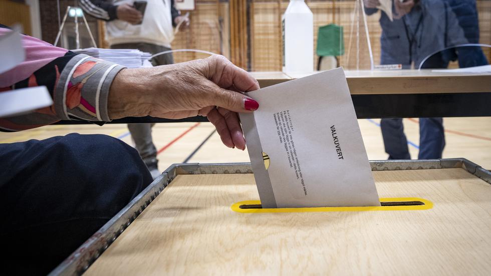 Nästan en procent av rösterna till riksdagsvalet var blanka röster.
OBS: Bilden är en genrebild.
Foto: Johan Nilsson / TT