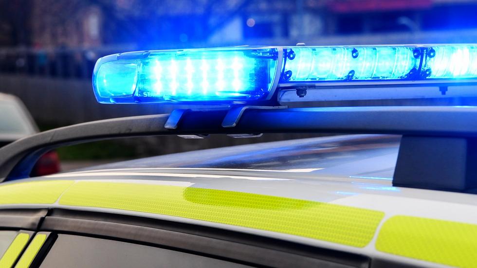 Polisen larmades till Gränna på onsdagsmorgonen med anledning av en arbetsplatsolycka.