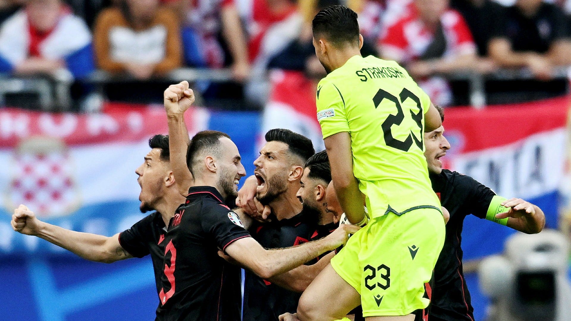 La Croazia ha pareggiato con l'Albania nel campionato europeo di calcio
