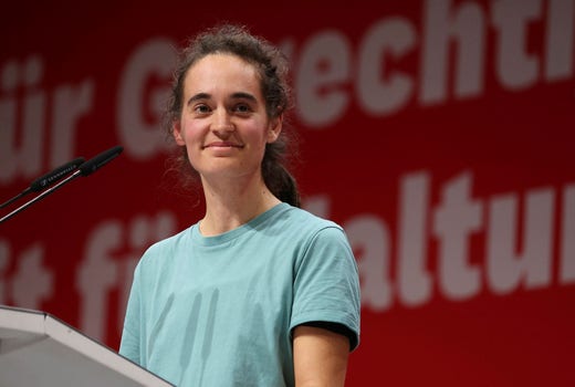 Sea captain and activist Carola Rackett is running for the German Left Party.