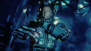 Bruce Willis saves the world in "Armageddon" from 1998.